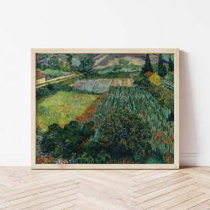 Feld mit Pflücken   Vincent van Gogh Poster