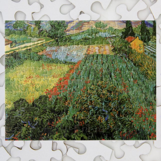 Feld mit Pflücken von Vincent van Gogh Puzzle (Von Creator hochgeladen)