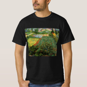 Feld mit Pflücken von Vincent van Gogh T-Shirt