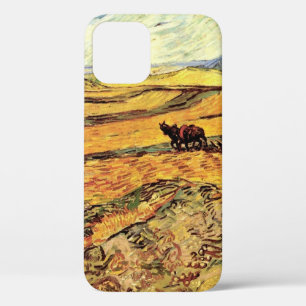 Feld mit Pflüger und Mühle von Vincent van Gogh Case-Mate iPhone Hülle