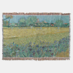 Feld mit Schwertlilien bei Arles Vincent Van Gogh Decke