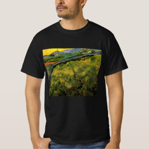 Feld mit Sommerweizen, Sonnenaufgang von Vincent v T-Shirt