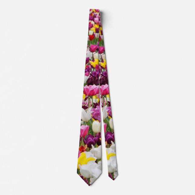 Feld mit Tulpen Krawatte (Vorderseite)