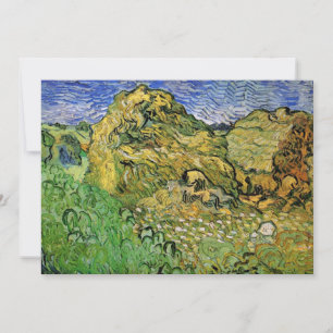 Feld mit Weißstapeln von Vincent van Gogh