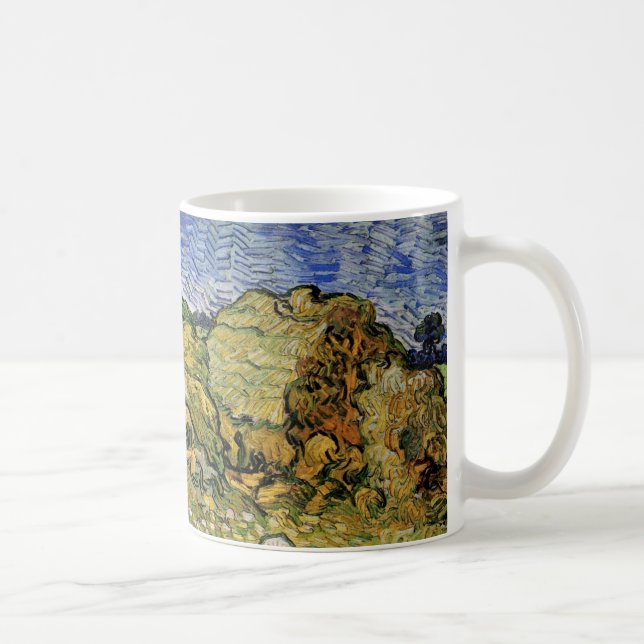 Feld mit Weißstapeln von Vincent van Gogh Tasse (Rechts)