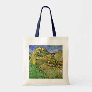 Feld mit Weizenstapeln von Vincent van Gogh Tragetasche