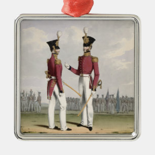 Feld-Offiziere der königlichen Marinesoldaten, Silbernes Ornament
