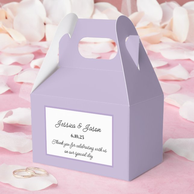 Feld "Party Leckerei" Geschenkschachtel (Hochzeit)
