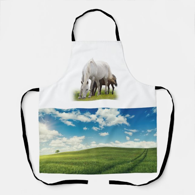 Feld und Pferd Schürze (Vorderseite)