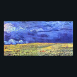 Feld unter dem Sturm Himmel von Vincent van Gogh Poster<br><div class="desc">Dieses Gemälde mit dem Titel Field under sturm Himmel ist von dem berühmten Künstler Vincent van Gogh gemacht. Über Vincent van Gogh sah Vincent van Gogh Farbe als das wichtigste Symbol des Ausdrucks. Es gibt einen Grund, warum sich seine Kunst mit den Zuschauern verbindet, weil van Gogh entschlossen war, Glück...</div>