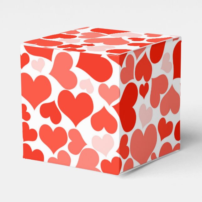 Feld "Valentine Leckerei" Geschenkschachtel (Vorderseite)