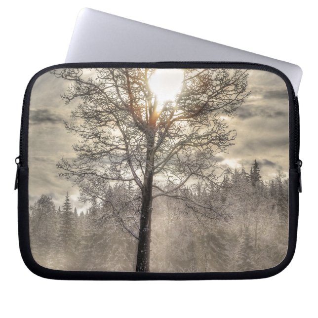 Feld, Wiese, Weide, Paddock Laptopschutzhülle (Vorderseite)