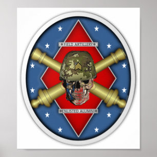 Feldartillerie für Alumni-Bild Poster