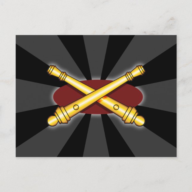 Feldartillerie Postkarte (Vorderseite)