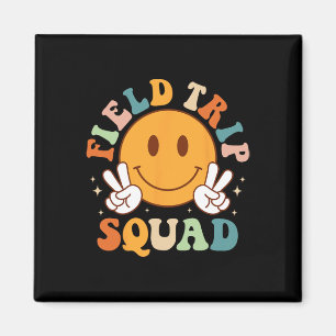 Feldausflug Squad Groovy Field Day 0 Lehrer Kinder Magnet