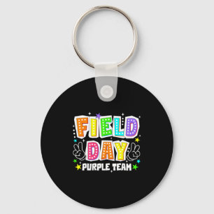Felday purpur Team Retro-Wettbewerb Frieden Männer Schlüsselanhänger