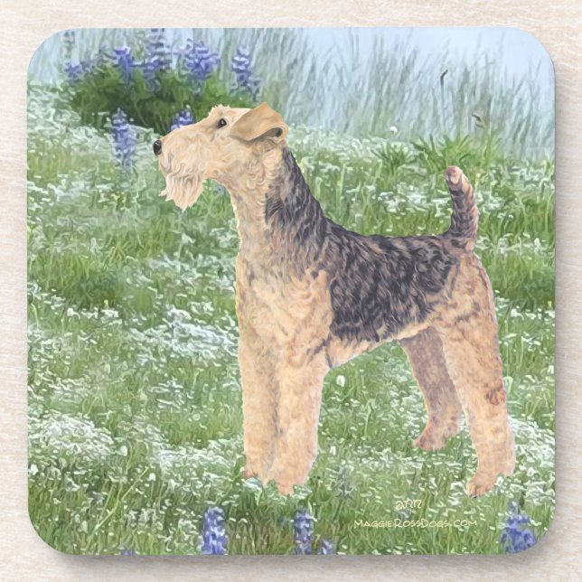 Feldblumen Getränkeuntersetzer (Vorderseite)
