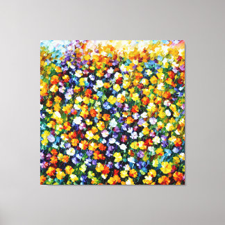 Feldbukett Leinwanddruck