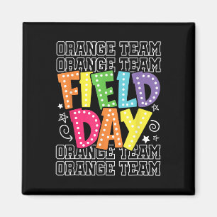 Feldday Orange Team Colour War Camp Team Spiel Com Magnet