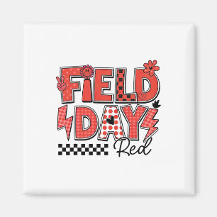 Feldday-Rot-Team-Farbe Ausflug-Team-Spiel-Wettkamp Magnet