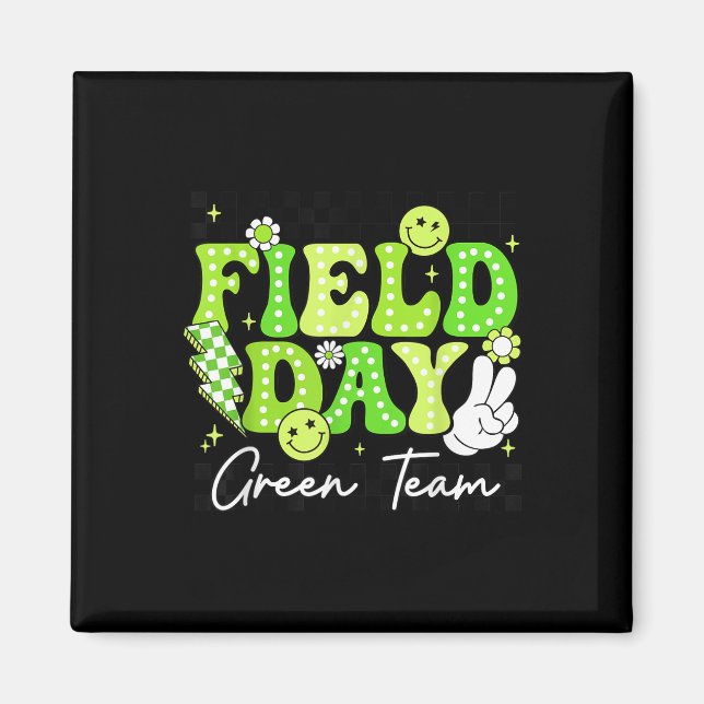 Feldday Trip Green Team Color Game Competition B Magnet (Vorne)