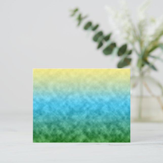 Felder des Lichts Postkarte (Stehend Vorderseite)