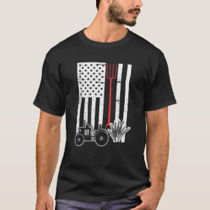 Felder Ernähren Landwirtschaft Landwirt Kuh Ziege T-Shirt