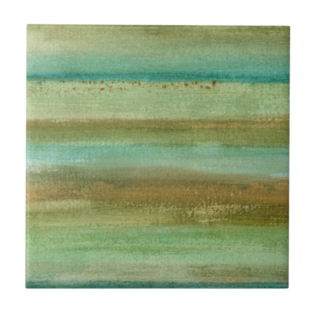 Felder im Frühjahr I Fliese (Vorderseite)