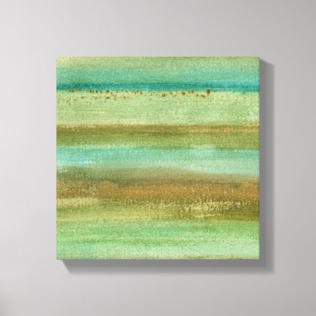 Felder im Frühjahr I Leinwanddruck (Vorderseite)