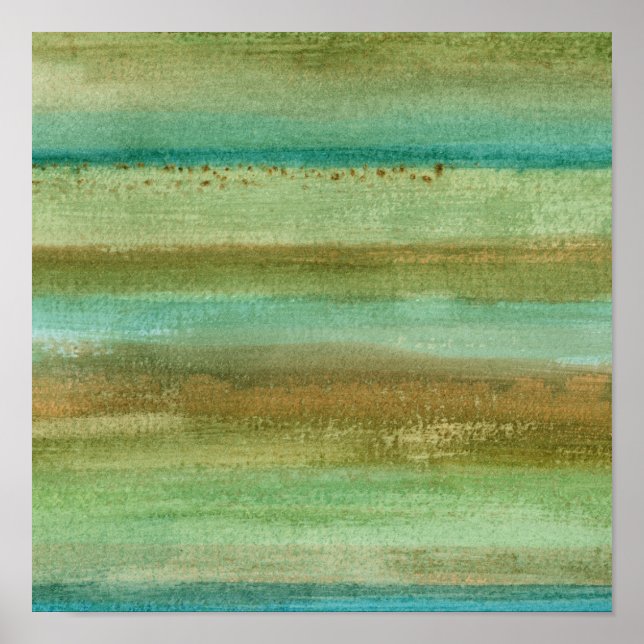 Felder im Frühjahr I Poster (Vorne)