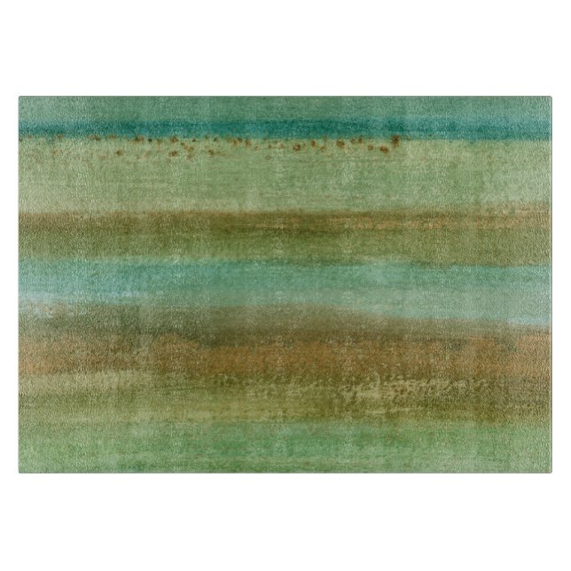 Felder im Frühjahr I Schneidebrett (Vorderseite)