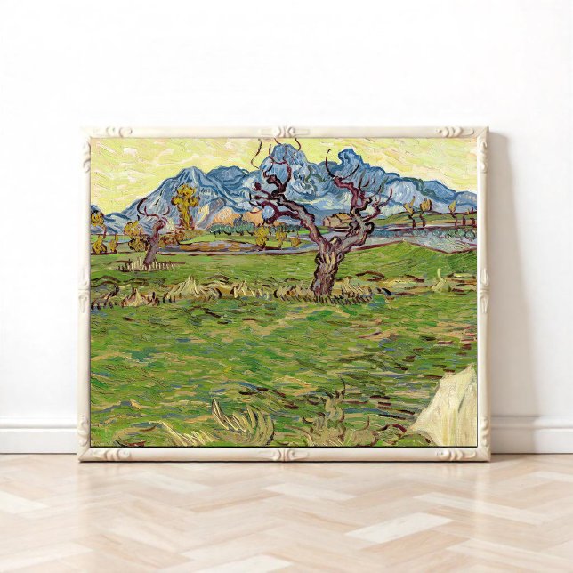 Felder in der Nähe der Alpilles Vincent van Gogh Poster (Von Creator hochgeladen)