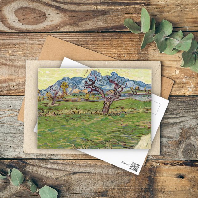 Felder in der Nähe der Alpilles Vincent van Gogh Postkarte (Von Creator hochgeladen)