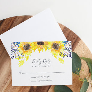 Felder RSVP-Karte RSVP Karte