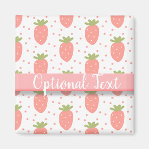 Felder von Erdbeeren Magnet