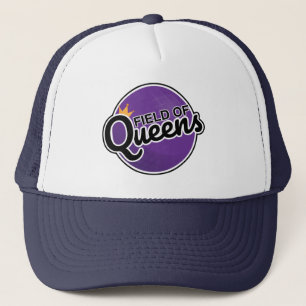 Felder von Queens-Navy-Hut Truckerkappe