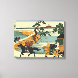 Felder von sekiya durch den Sumida Fluss Leinwanddruck