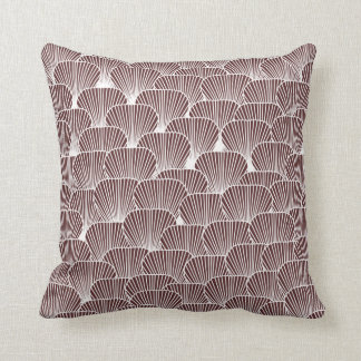 Felder von Sporen Stilvolle Mauve Kissen