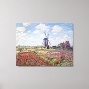 Felder von Tulip, von Claude Monet Leinwanddruck