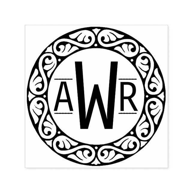 Felderrahmen-Initials-ID431 Permastempel (Design)