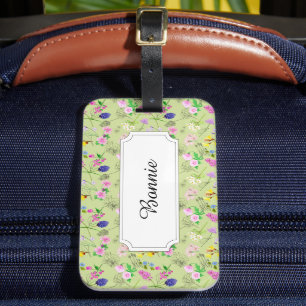 Feldfarben auf grün gepäckanhänger