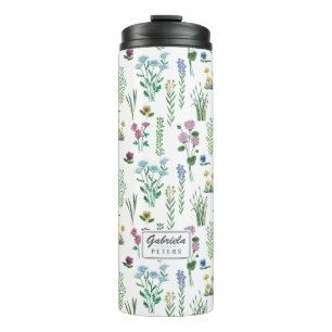Feldflorale Blume Thermal Tumbler Thermosbecher