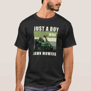 Feldgärtnerei Nur Ein Junge Der Rasenmäher Liebt 1 T-Shirt