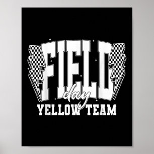 Feldgelbes Team Kampfflugzeug Team Spiel Com Poster