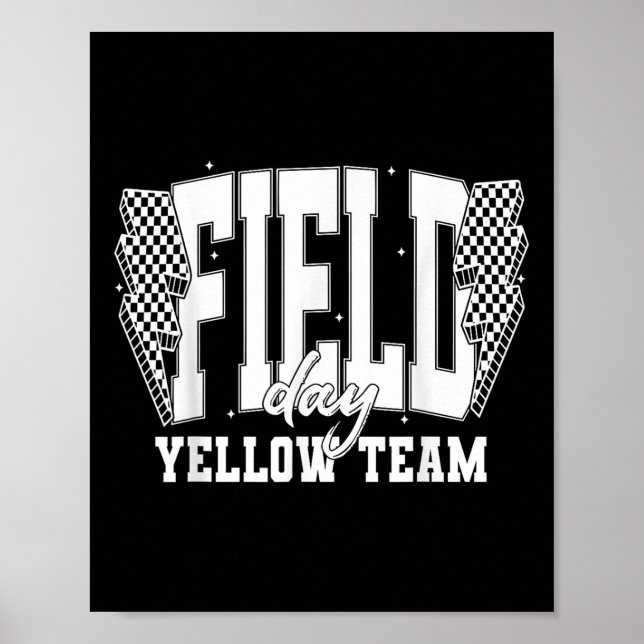Feldgelbes Team Kampfflugzeug Team Spiel Com Poster (Vorne)