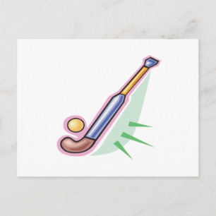 Feldhockey 3 postkarte