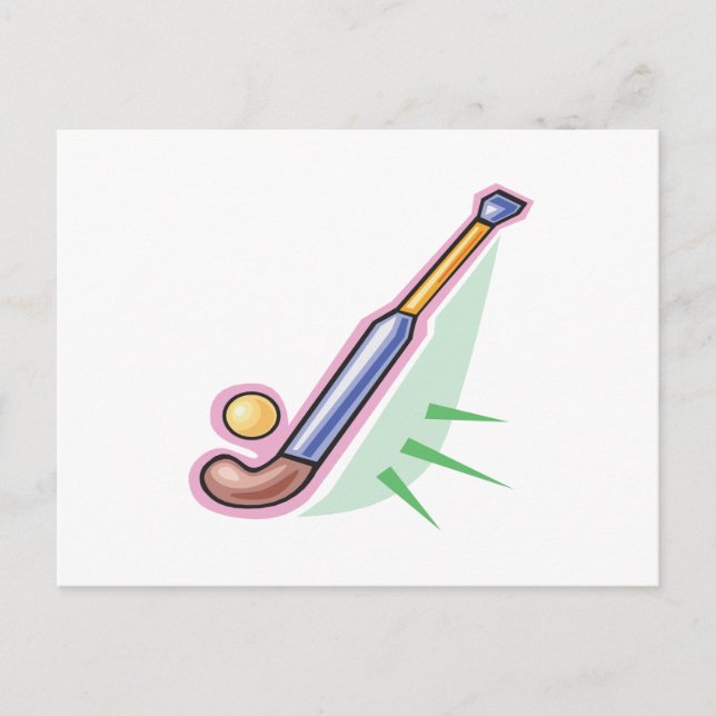 Feldhockey 3 postkarte (Vorderseite)