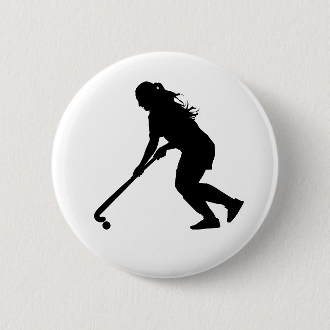 Feldhockey Button (Vorderseite)