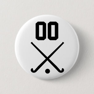 Feldhockey der benutzerdefinierten Nummer Button