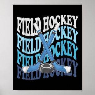 Feldhockey Eishockeyspieler Eishockeyfan Poster